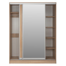 ΣΕΤ ΚΡΕΒΑΤΟΚΑΜΑΡΑΣ 6ΤΜΧ ADLER HM11759 ΜΕΛΑΜΙΝΗ SONAMA OAK-ΓΙΑ ΣΤΡΩΜΑ 160x200εκ