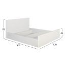 ΣΕΤ ΚΡΕΒΑΤΟΚΑΜΑΡΑΣ 6ΤΜΧ ADLER HM11759.03 ΜΕΛΑΜΙΝΗ ΛΕΥΚΗ-ΓΙΑ ΣΤΡΩΜΑ 160x200εκ
