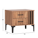ΣΕΤ ΚΡΕΒΑΤΟΚΑΜΑΡΑΣ ΑΠΟ ΜΕΛΑΜΙΝΗ 6ΤΜΧ HARRY HM10912.01 ΓΙΑ ΣΤΡΩΜΑ 160x200εκ