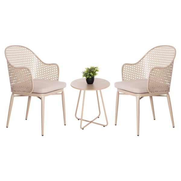 ΣΕΤ LOUNGE 3TMX ΕΞ.ΧΩΡΟΥ OREGO HM21107.03 ΑΛΟΥΜΙΝΙΟ & ΜΕΤΑΛΛΟ ΣΕ ΚΑΠΟΥΤΣΙΝΟ