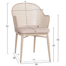ΣΕΤ LOUNGE 3TMX ΕΞ.ΧΩΡΟΥ OREGO HM21107.03 ΑΛΟΥΜΙΝΙΟ & ΜΕΤΑΛΛΟ ΣΕ ΚΑΠΟΥΤΣΙΝΟ