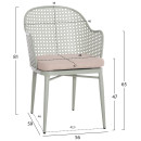 ΣΕΤ LOUNGE 3TMX ΕΞ.ΧΩΡΟΥ OREGO HM21107.06 ΑΛΟΥΜΙΝΙΟ & ΜΕΤΑΛΛΟ ΣΕ ΦΥΣΤΙΚΙ