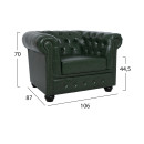 ΣΕΤ ΣΑΛΟΝΙ 3ΤΜΧ MOBAR HM10912.08 PU ΔΕΡΜΑ Τ.CHESTERFIELD ΚΥΠΑΡΙΣΣΙ
