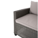 ΣΕΤ ΣΑΛΟΝΙ ΓΩΝΙΑ & ΤΡΑΠΕΖΙ CARSON HM6078.01 ΓΚΡΙ ΣΥΝΘ.RATTAN-ΜΑΞΙΛΑΡΙΑ
