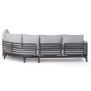 ΣΕΤ ΣΑΛΟΝΙ ΕΞ.ΧΩΡΟΥ 4ΤΜΧ ORION CORNER HM6191.01 ΣΚΟΥΡΟ ΓΚΡΙ ΑΛΟΥΜΙΝΙΟ & OLEFIN