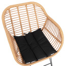 ΣΕΤ ΣΑΛΟΝΙ ΕΞΩΤΕΡΙΚΟΥ ΧΩΡΟΥ 4ΤΜΧ ALLEGRA HM21052 WICKER-ΜΕΤΑΛΛΟ