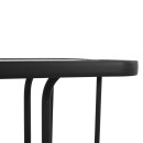 ΣΕΤ ΤΡΑΠΕΖΑΡΙΑΣ 5ΤΜΧ ADAM HM10727.03 ΚΑΡΕΚΛΕΣ ΜΕΤΑΛΛΙΚΕΣ & ΤΡΑΠΕΖΙ 110x60εκ ΜΑΥΡΟ