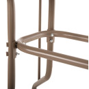 ΣΕΤ ΤΡΑΠΕΖΑΡΙΑΣ 5ΤΜΧ ADAM HM10727.04 ΚΑΡΕΚΛΕΣ ΜΕΤΑΛΛΙΚΕΣ & ΤΡΑΠΕΖΙ 110x60εκ ΣΑΜΠΑΝΙ