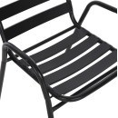 ΣΕΤ ΤΡΑΠΕΖΑΡΙΑΣ 5ΤΜΧ ADAM HM21219.01 ΚΑΡΕΚΛΕΣ ΜΕΤΑΛΛΙΚΕΣ & ΤΡΑΠΕΖΙ 110x60 ΜΑΥΡΟ
