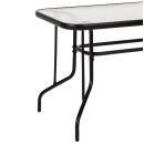 ΣΕΤ ΤΡΑΠΕΖΑΡΙΑΣ 5ΤΜΧ ADAM HM21220.03 ΚΑΡΕΚΛΕΣ ΜΕΤΑΛΛΙΚΕΣ & ΤΡΑΠΕΖΙ 110x60 ΜΑΥΡΟ