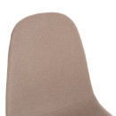 ΣΕΤ ΤΡΑΠΕΖΑΡΙΑΣ 5ΤΜΧ ΕΣ.ΧΩΡΟΥ JAFARU HM10885.12 ΣΤΡΟΓΓΥΛΟ ΤΡΑΠΕΖΙ Φ90 & 4 ΚΑΡΕΚΛΕΣ--ΜΠΕΖ