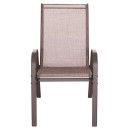 ΣΕΤ ΤΡΑΠΕΖΑΡΙΑΣ 5ΤΜΧ ΕΞΩΤ.ΧΩΡΟΥ LEOFER HM21009 ΤΡΑΠΕΖΙ & 4 ΠΟΛΥΘΡΟΝΕΣ--ΚΑΦΕ