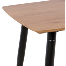 ΣΕΤ ΤΡΑΠΕΖΑΡΙΑΣ 5ΤΜΧ GAFF HM10847.02 MDF TOP ΦΥΣΙΚΟ--ΥΦΑΣΜΑ ΜΠΕΖ & ΜΕΤΑΛΛΟ ΜΑΥΡΟ