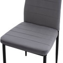 ΣΕΤ ΤΡΑΠΕΖΑΡΙΑΣ 5ΤΜΧ LADY HM21199.01 ΓΥΑΛΙ--ΜΕΤΑΛΛΟ ΣΕ ΜΑΥΡΟ & ΒΕΛΟΥΔΟ ΓΚΡΙ
