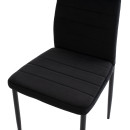 ΣΕΤ ΤΡΑΠΕΖΑΡΙΑΣ 5ΤΜΧ LADY HM21199.04 ΓΥΑΛΙ--ΜΕΤΑΛΛΟ & ΒΕΛΟΥΔΟ ΣΕ ΜΑΥΡΟ