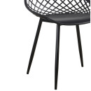 ΣΕΤ ΤΡΑΠΕΖΑΡΙΑΣ 5ΤΜΧ LIO HM21175 MDF TOP & ΠΟΛΥΠΡΟΠΥΛΕΝΙΟ ΣΕ ΜΑΥΡΟ