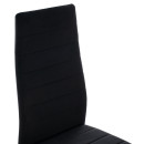 ΣΕΤ ΤΡΑΠΕΖΑΡΙΑΣ 5ΤΜΧ MINIMAL HM21173 MDF TOP ΜΑΥΡΟ-ΒΕΛΟΥΔΟ & ΜΕΤΑΛΛΟ ΜΑΥΡΟ