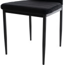 ΣΕΤ ΤΡΑΠΕΖΑΡΙΑΣ 5ΤΜΧ MINIMAL HM21173 MDF TOP ΜΑΥΡΟ-ΒΕΛΟΥΔΟ & ΜΕΤΑΛΛΟ ΜΑΥΡΟ
