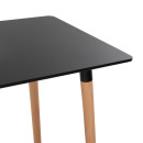 ΣΕΤ ΤΡΑΠΕΖΑΡΙΑΣ 5ΤΜΧ MINIMAL HM21173 MDF TOP ΜΑΥΡΟ-ΒΕΛΟΥΔΟ & ΜΕΤΑΛΛΟ ΜΑΥΡΟ