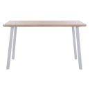 ΣΕΤ ΤΡΑΠΕΖΑΡΙΑΣ 5ΤΜΧ OFIRA HM10634 MDF TOP ΣΕ SONAMA--ΛΕΥΚΕΣ ΚΑΡΕΚΛΕΣ