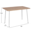 ΣΕΤ ΤΡΑΠΕΖΑΡΙΑΣ 5ΤΜΧ PALOMA HM10382 MDF TOP ΣΕ SONAMA--ΜΠΕΖ ΚΑΡΕΚΛΕΣ