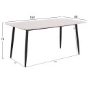 ΣΕΤ ΤΡΑΠΕΖΑΡΙΑΣ 7ΤΜΧ RAVEN HM21070.01 ΚΕΡΑΜΙΚΟ TOP--4 ΚΑΡΕΚΛΕΣ & 2 ΠΟΛΥΘΡΟΝΕΣ ΕΚΡΟΥ