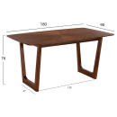 ΣΕΤ ΤΡΑΠΕΖΑΡΙΑΣ 7ΤΜΧ ZARRA HM21338.01 ΤΡΑΠΕΖΙ ΑΠΟ MDF--ΚΑΡΕΚΛΕΣ ΜΕ ΜΠΟΥΚΛΕ ΥΦΑΣΜΑ