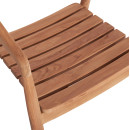 ΣΕΤ ΤΡΑΠΕΖΑΡΙΑΣ ΕΞ.ΧΩΡΟΥ 5ΤΜΧ EBENIZER HM10915 ΞΥΛΟ TEAK ΣΕ ΦΥΣΙΚΟ