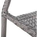 ΣΕΤ ΤΡΑΠΕΖΑΡΙΑΣ ΕΞ.ΧΩΡΟΥ 5ΤΜΧ MORNER HM21008 ΜΕΤΑΛΛΟ & WICKER ΣΕ ΓΚΡΙ