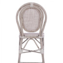 ΣΚΑΜΠΩ ΑΛΟΥΜΙΝΙΟΥ BAMBOO LOOK ΠΑΤΙΝΑ ΛΕΥΚΟ ΜΕ TEXTLINE HM5110 41x52x116 εκ.