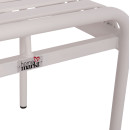 ΣΚΑΜΠΟ ΑΛΟΥΜΙΝΙΟΥ RACHEL HM6340.02 ΛΕΥΚΟ 45x45x46Υεκ.