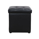 ΣΚΑΜΠΩ ΜΕ ΑΠΟΘΗΚΕΥΤΙΚΟ ΧΩΡΟ PU ΜΑΥΡΟ CUBE HM224.01 38x38x36.5Υεκ.