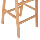 ΣΚΑΜΠΟ ΜΕΣΑΙΟΥ ΥΨΟΥΣ HM9332.01 RUBBERWOOD & ΣΧΟΙΝΙ- ΦΥΣΙΚΟ ΧΡΩΜΑ 45x46x95Υεκ.