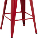 ΣΚΑΜΠΟ ΜΕΣΑΙΟΥ ΥΨΟΥΣ ΜΕΤΑΛΛΙΚΟ MELITA-PRO HM8573.44 ΚΟΚΚΙΝΟ 43x43x67Υεκ.