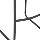 ΣΚΑΜΠΟ ΜΠΑΡ ΑΛΟΥΜΙΝΙΟΥ RACHEL HM6341.01 ΓΚΡΙ 47x56,5x98,5Υεκ.
