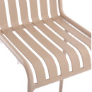 ΣΚΑΜΠΟ ΜΠΑΡ ΑΛΟΥΜΙΝΙΟΥ RACHEL HM6341.04 ΣΑΜΠΑΝΙ 59,5x55x101Υεκ.