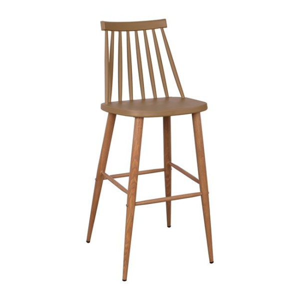 ΣΚΑΜΠΟ ΜΠΑΡ HM8459.25 VANESSA ΣΕ ΚΑΠΟΥΤΣΙΝΟ ΧΡΩΜΑ 43x49x107Υ εκ. 2τμχ