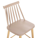 ΣΚΑΜΠΟ ΜΠΑΡ ΜΕΣ.ΥΨΟΥΣ VANESSA HM9300.25 ΚΑΠΟΥΤΣΙΝΟ PP & ΠΟΔΙΑ ΟΨΗ ΞΥΛΟΥ 45,5x46x97Υεκ 2τμχ