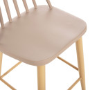 ΣΚΑΜΠΟ ΜΠΑΡ ΜΕΣ.ΥΨΟΥΣ VANESSA HM9300.25 ΚΑΠΟΥΤΣΙΝΟ PP & ΠΟΔΙΑ ΟΨΗ ΞΥΛΟΥ 45,5x46x97Υεκ 2τμχ