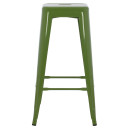 ΣΚΑΜΠΟ ΜΠΑΡ ΜΕΤΑΛΛΙΚΟ MELITA-PRO HM8642.53 ΣΕ LIGHT OLIVE GREEN 43x43x78Υεκ.