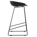 ΣΚΑΜΠΟ ΜΠΑΡ NAILA HM9299.02 ΜΑΥΡΟ ΜΕΣΑΙΟΥ ΥΨΟΥΣ 44x44x74Yεκ. 2τμχ