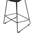 ΣΚΑΜΠΟ ΜΠΑΡ NAILA HM9299.02 ΜΑΥΡΟ ΜΕΣΑΙΟΥ ΥΨΟΥΣ 44x44x74Yεκ. 2τμχ