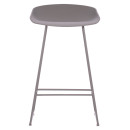 ΣΚΑΜΠΟ ΜΠΑΡ NAILA HM9299.10 ΓΚΡΙ ΜΕΣΑΙΟΥ ΥΨΟΥΣ 44x44x74Yεκ. 2τμχ