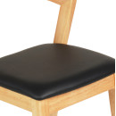 ΣΚΑΜΠΟ ΜΠΑΡ NAMI HM9952.01 RUBBERWOOD ΣΕ ΟΑΚ-ΜΑΥΡΟ PU 47,5x59x102,5Υεκ.