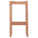 ΣΚΑΜΠΟ ΜΠΑΡ NIKOL HM18109 ΞΥΛΟ ΤΕΑΚ ΣΕ ΦΥΣΙΚΟ 40x40x77Υεκ.