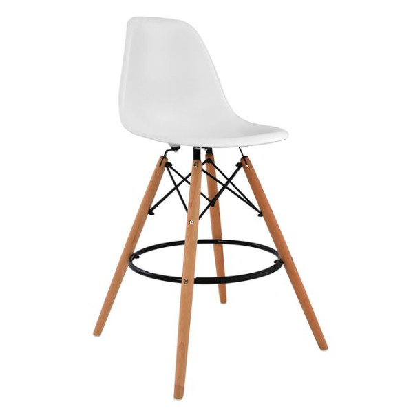 ΣΚΑΜΠΟ ΜΠΑΡ RENATA HM0173.01 ΛΕΥΚΟ 58x56x107Υ εκ. 4τμχ