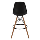 ΣΚΑΜΠΟ ΜΠΑΡ RENATA HM0173.02 ΜΑΥΡΟ 47x50x108Υ εκ. 4τμχ