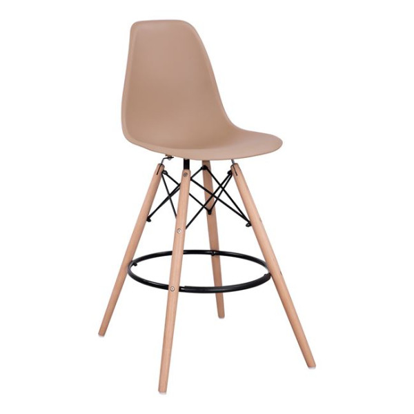 ΣΚΑΜΠΟ ΜΠΑΡ RENATA HM0173.45 ΚΑΠΟΥΤΣΙΝΟ 58x56x107Υ εκ. 4τμχ