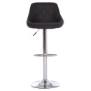 ΣΚΑΜΠΟ ΜΠΑΡ ROSE HM204.21 ΜΕ ΑΜΟΡΤΙΣΕΡ ΧΡΩΜΙΟΥ & ΜΑΥΡΟ PU 48x45x105Υεκ. 2τμχ