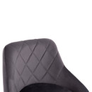 ΣΚΑΜΠΟ ΜΠΑΡ ROSE HM204.41 ΜΕ ΑΜΟΡΤΙΣΕΡ ΧΡΩΜΙΟΥ & ΓΚΡΙ ΒΕΛΟΥΔΟ 48x45x105Υεκ. 2τμχ